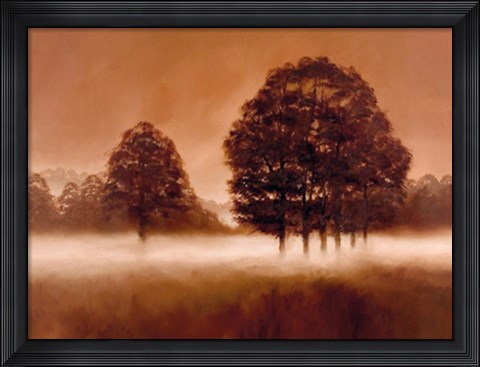 Framed Misty Meadow Print