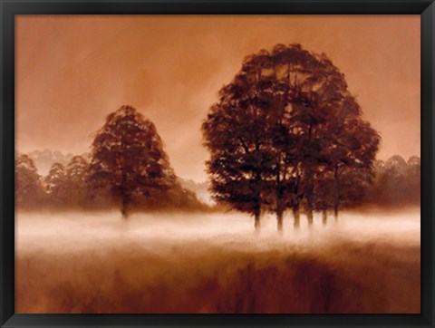 Framed Misty Meadow Print