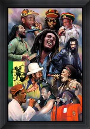 Framed Rasta Rhythms Print