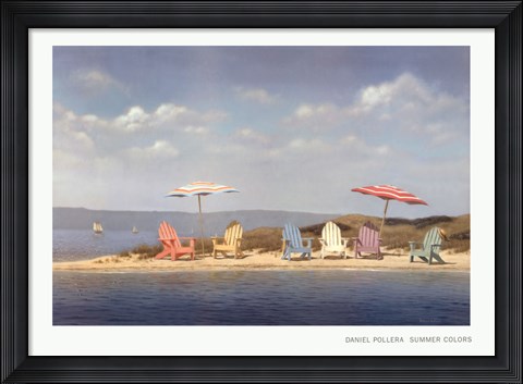 Framed Summer Colors Print