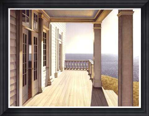 Framed By the Sea Print