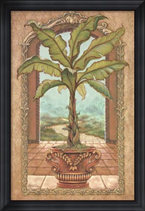 Framed Classical Banana Tree Print