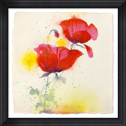Framed Papaveri I Print