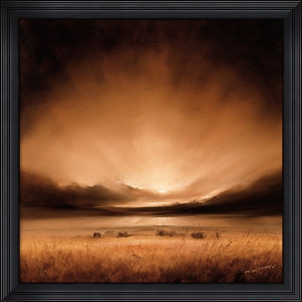 Framed Suffolk Sunset Print