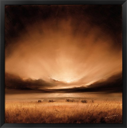 Framed Suffolk Sunset Print
