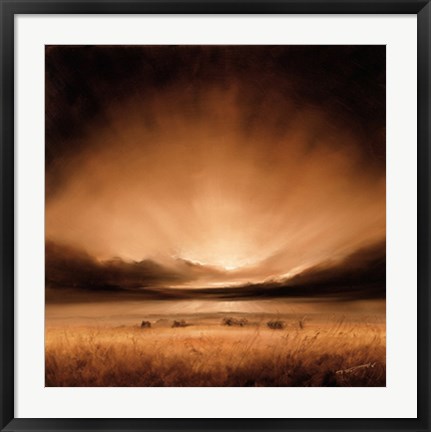 Framed Suffolk Sunset Print