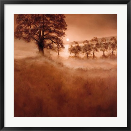 Framed Misty Morning Print