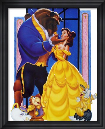 Framed Beauty and the Beast Print