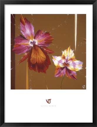 Framed Orchids &amp; Seeds Print