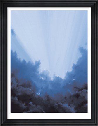 Framed Storm Breaking Print