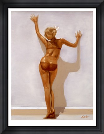 Framed Hot in the City Print