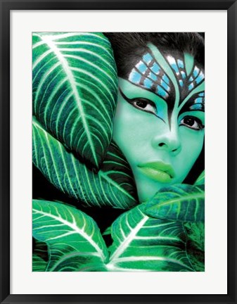 Framed Amazona, the Jungle Print