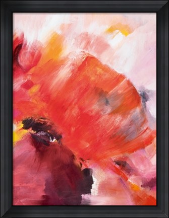 Framed Coquelicots I Print