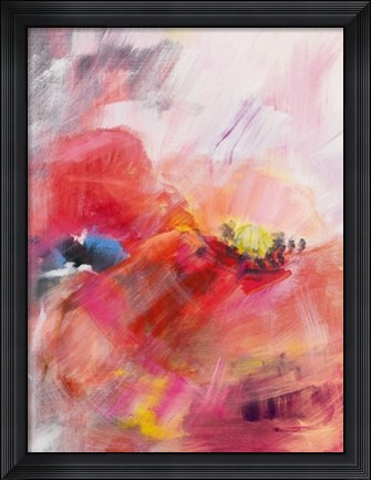 Framed Coquelicots II Print