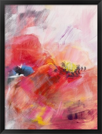 Framed Coquelicots II Print