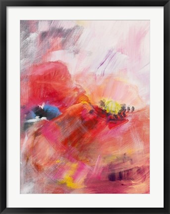 Framed Coquelicots II Print