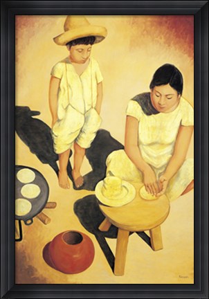 Framed Tortilla Woman Print