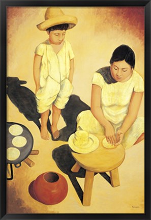 Framed Tortilla Woman Print