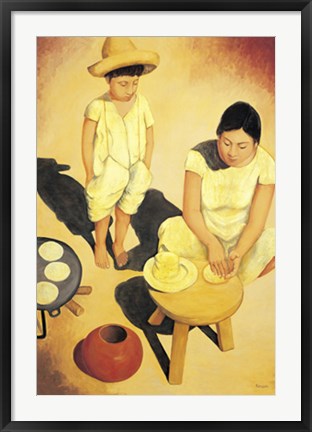 Framed Tortilla Woman Print