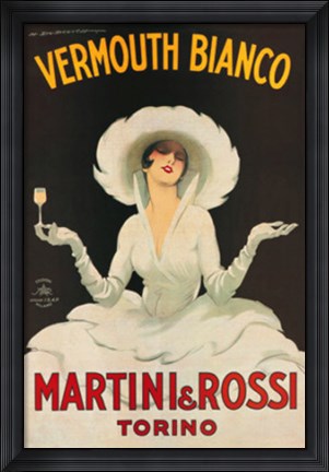 Framed Vermouth Bianco Print