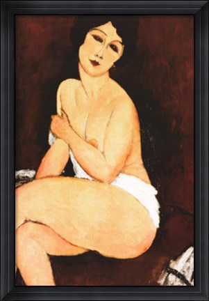 Framed Beautiful Woman Print