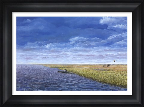 Framed Kayaker Print