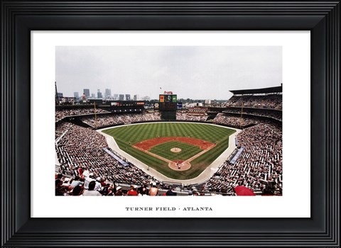 Framed Turner Field, Atlanta Print