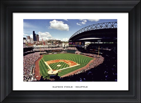 Framed Safeco Field, Seattle Print