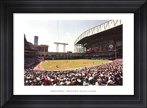 Framed Houston, Minute Maid Park Print