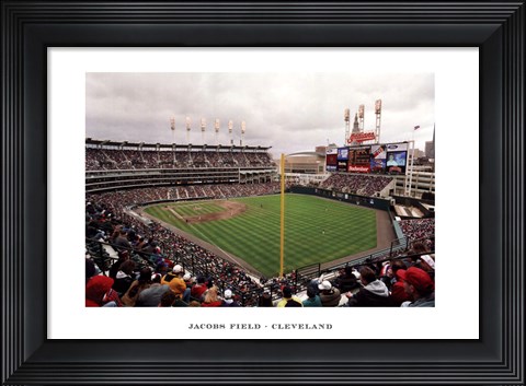 Framed Jacobs Field Cleveland Print