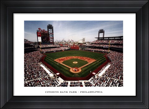 Framed Citizens Bank Park, Philadelphia Print