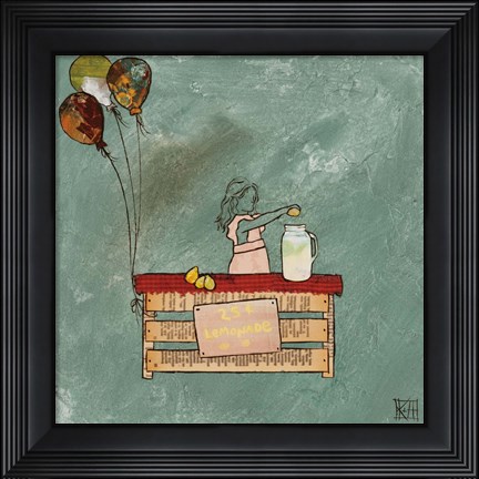 Framed Soaring in the Wind Print