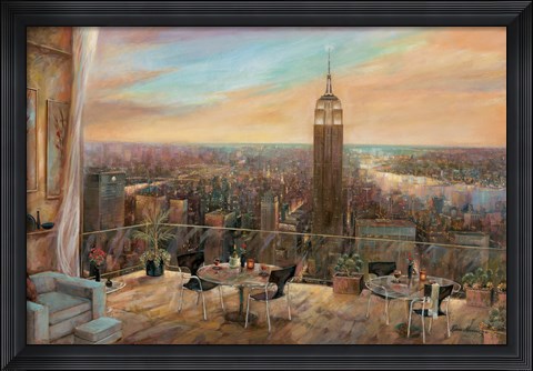 Framed New York View Print