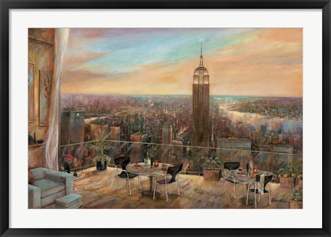 Framed New York View Print