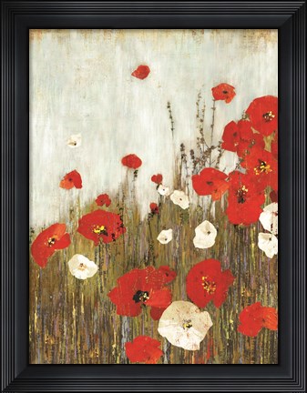 Framed Scarlett Poppies Print