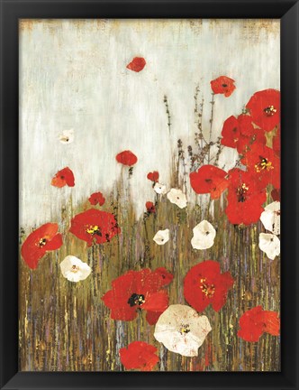 Framed Scarlett Poppies Print