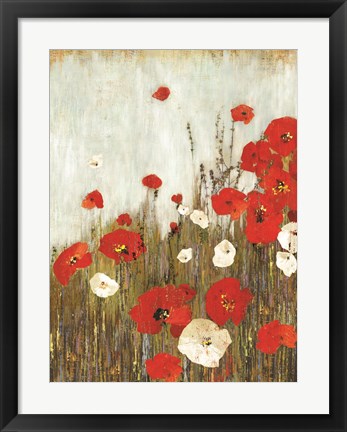 Framed Scarlett Poppies Print