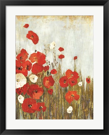 Framed Poppie in the Wind Print