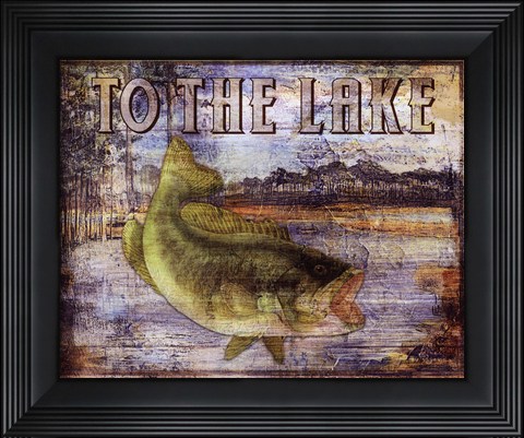 Framed To the Lake Print