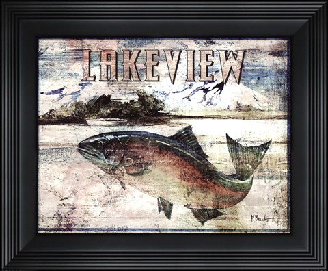 Framed Lakeview Print