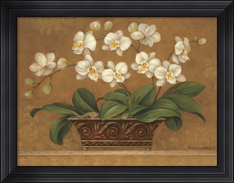 Framed Orchid Tapestry Print