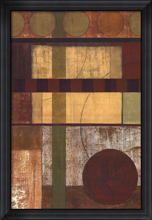 Framed Earth Structure II Print