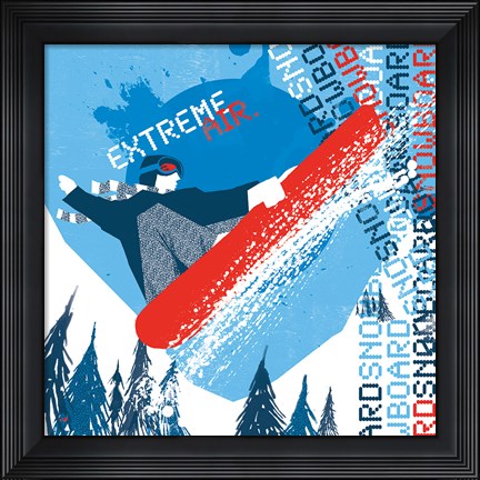 Framed Extreme Air I Print