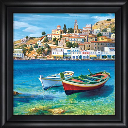 Framed Golfo mediterraneo Print