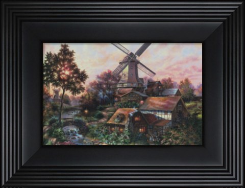 Framed Lights Of Home Print