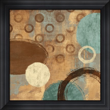 Framed Happy Go Lucky I Print