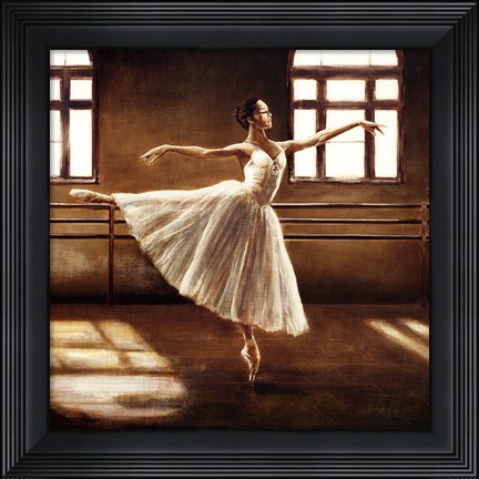Framed Ballet Dancer Print