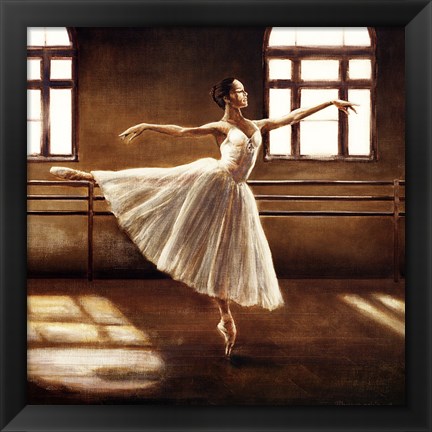 Framed Ballet Dancer Print