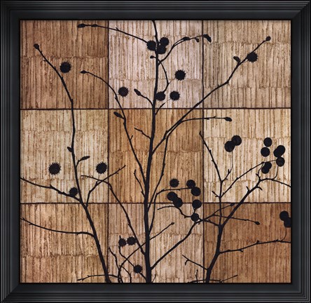 Framed Tree Silhouette I Print