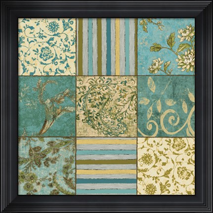 Framed Acqua Dreams I Print